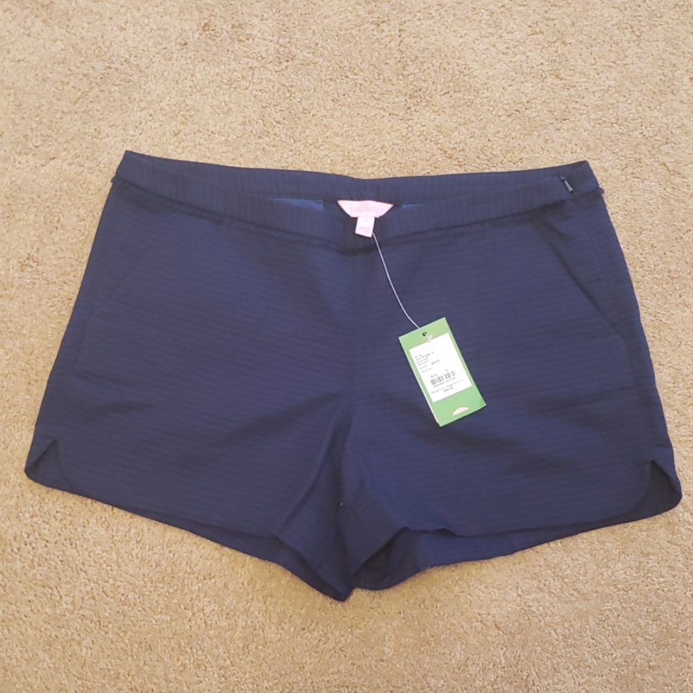 Lilly pulitzer adie shorts navy sz 10
